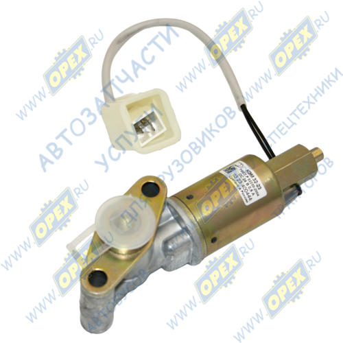 КЭМ32-23 Клапан электромагнитный 24В, (ручной дублер) фишка 2 плос. клеммы, выкл. гидромуфты Объединение Родина